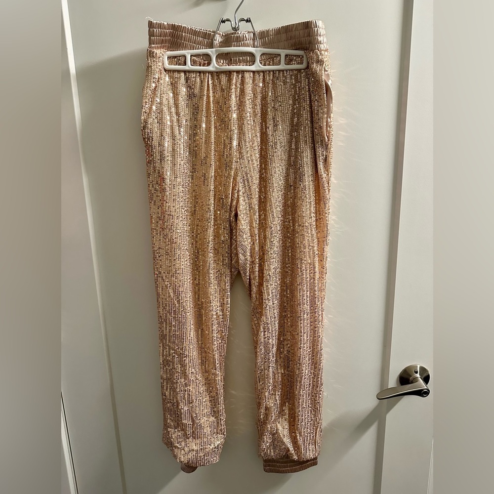 Sequin Joggers